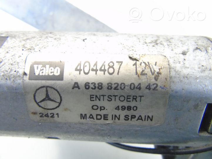 Mercedes-Benz Vito Viano W638 Motorino del tergicristallo del lunotto posteriore A6388200442