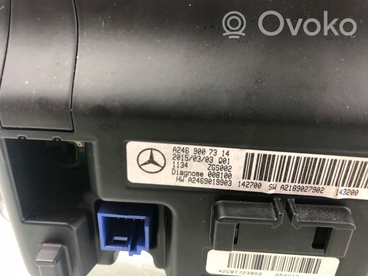 Mercedes-Benz B W246 W242 Monitori/näyttö/pieni näyttö A2469007314