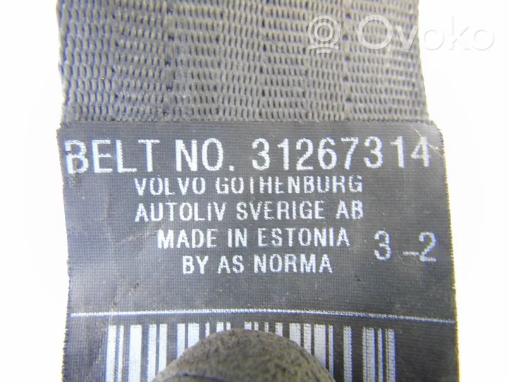 Volvo C30 Front seatbelt 31267314