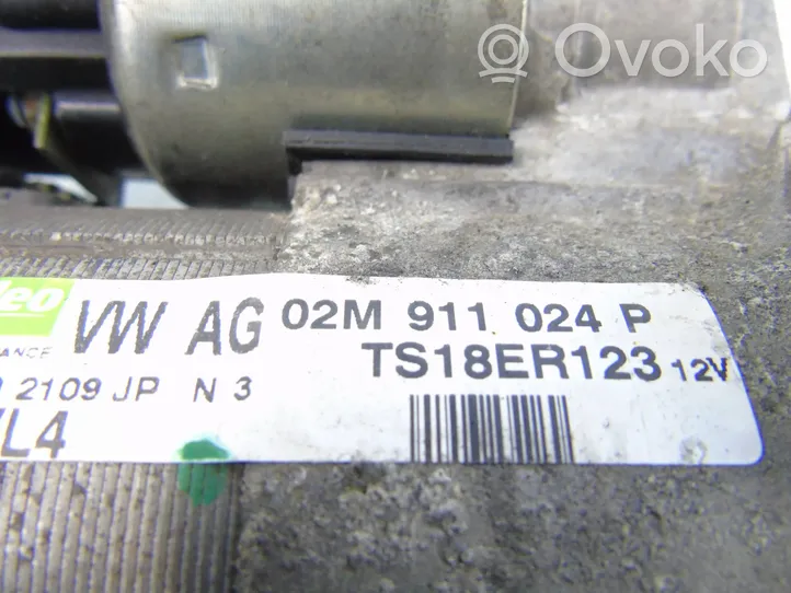 Volkswagen Scirocco Starter motor 02M911024P