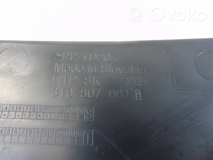 Skoda Superb B6 (3T) Panel mocowania chłodnicy / góra 3T0807082