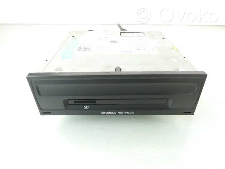 Skoda Fabia Mk3 (NJ) Panel / Radioodtwarzacz CD/DVD/GPS 5Q0035842A