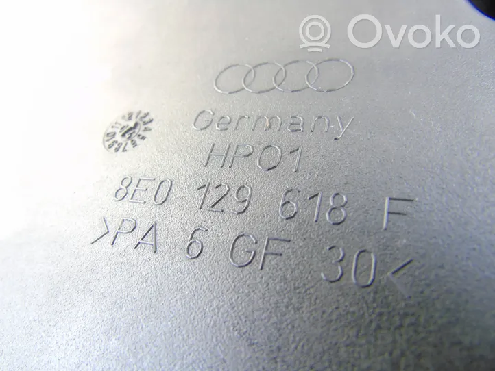 Audi A4 S4 B7 8E 8H Prowadnica powietrza intercoolera 8E0129618F