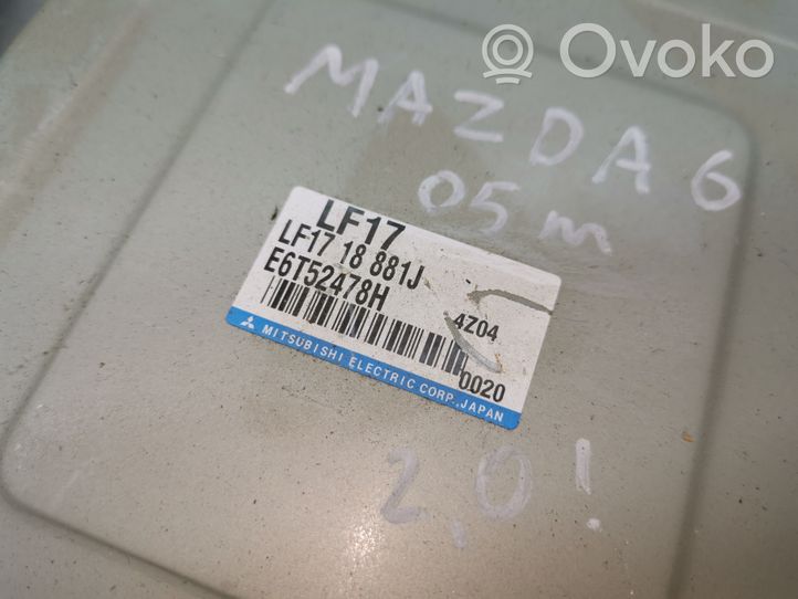 Mazda 6 Moottorin ohjainlaite/moduuli LF1718881J
