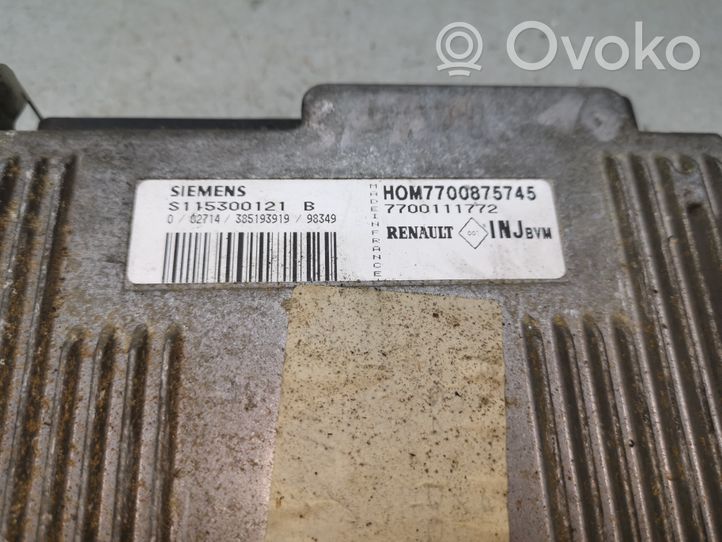 Renault Scenic I Sterownik / Moduł ECU 7700875745