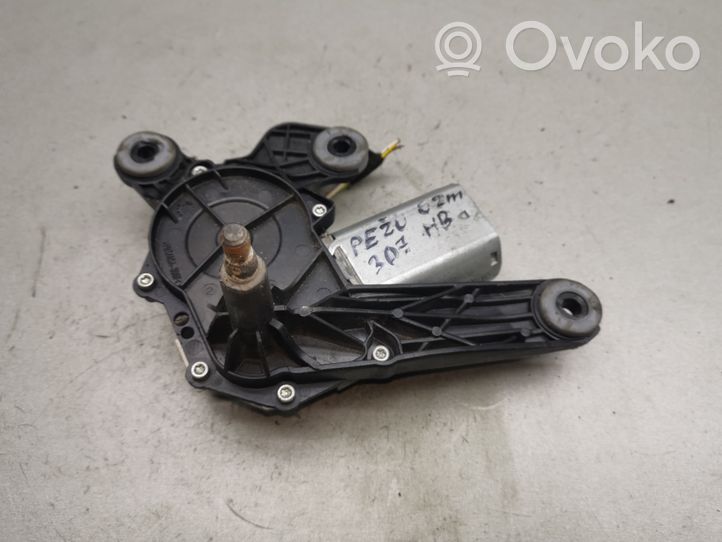 Peugeot 307 Moteur d'essuie-glace arrière 9637158780