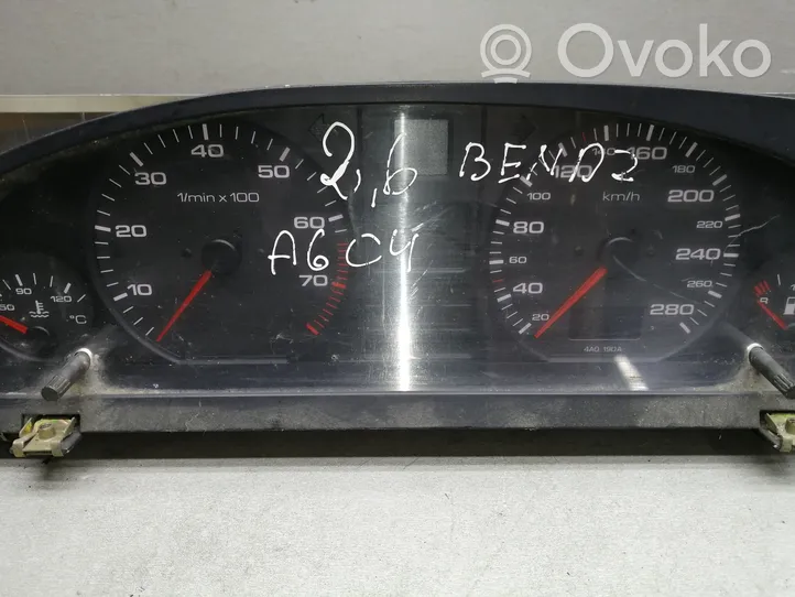 Audi A6 S6 C4 4A Tachimetro (quadro strumenti) 4A1919850DX