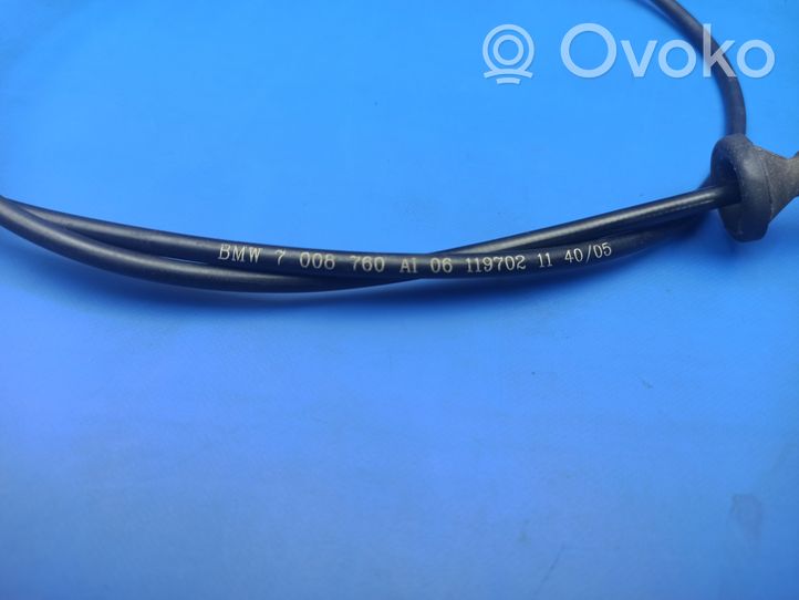 BMW 6 E63 E64 Engine bonnet/hood lock release cable 51437112350