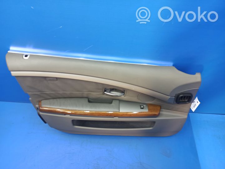 BMW 7 E65 E66 Garniture de panneau carte de porte avant 42010381