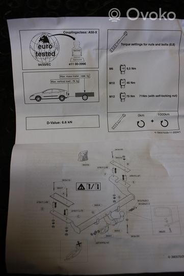 Daewoo Kalos Tow bar set 390500