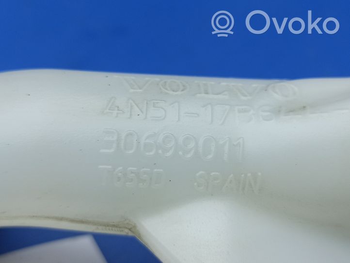 Volvo S40 Window washer liquid tank fill tube 4N5117B644AE