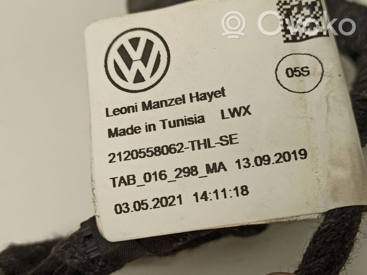 Volkswagen ID.3 Wiązka przewodów drzwi przednich 2120558062