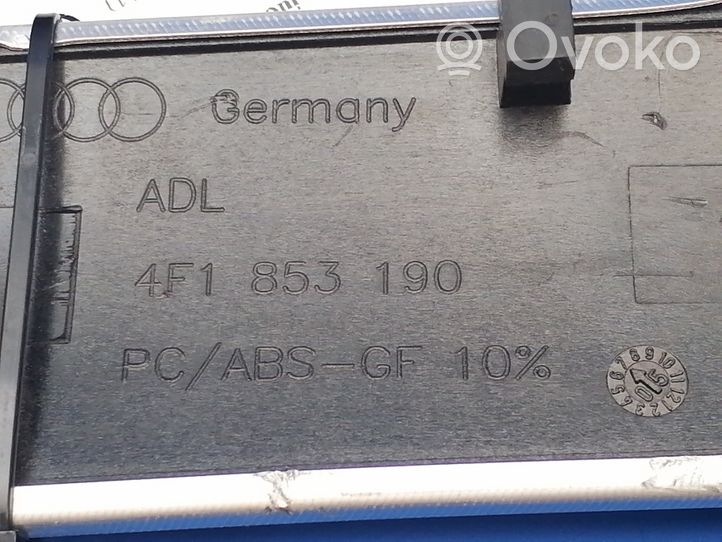 Audi A6 S6 C6 4F Rivestimento del vano portaoggetti del cruscotto 4F1853190