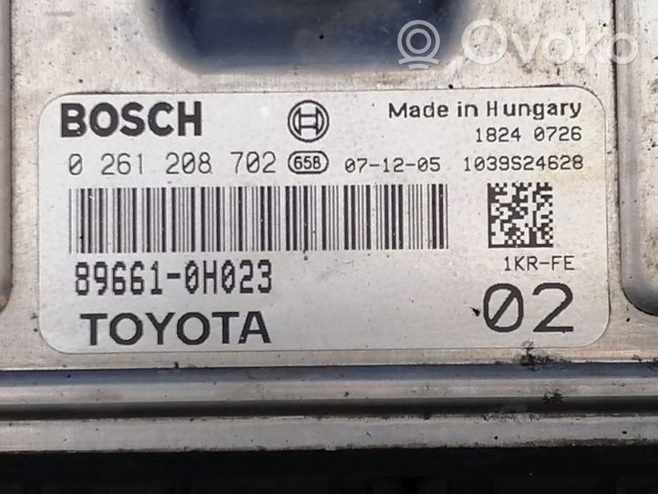 Peugeot 107 Sterownik / Moduł ECU 896610H023