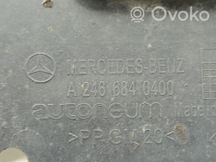 Mercedes-Benz CLA C117 X117 W117 Keskiosan alustan suoja välipohja A2466840400