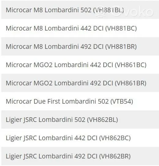 Microcar M.GO Amortyzator osi przedniej ze sprężyną 1010769