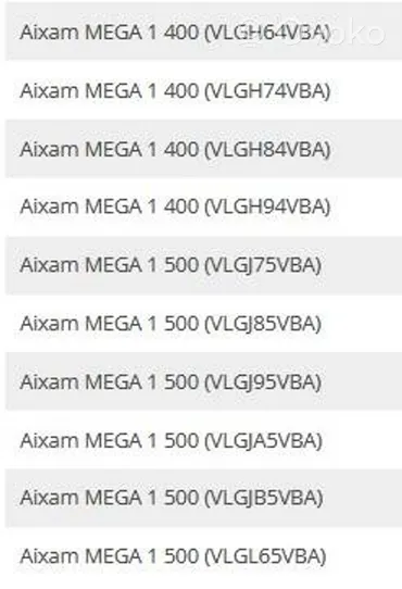 Aixam MultiTruck Autre pièce du moteur 1582103310