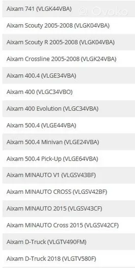 Aixam City Autre pièce du moteur 1758099050