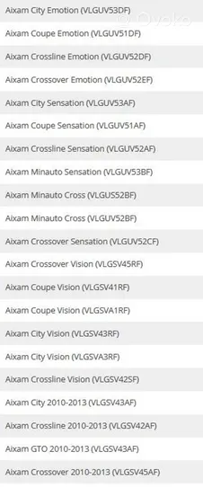 Aixam City Cuffia tirante dello sterzo MC72