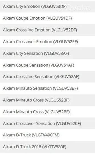 Aixam Crossline Boîtier filtre à air 011501