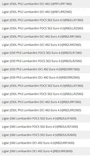 Ligier JS RC Boîtier filtre à air 01.17.01