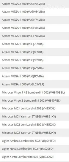 Aixam A741 Jarrupalat (takana) 060101