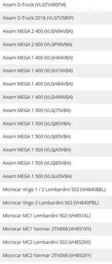 Aixam Crossline Pusass putekļu sargs 220401