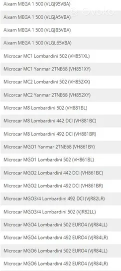 Microcar M.GO Išorinis pusašio šarnyras (granata) 220412