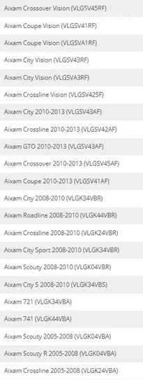 Aixam Scouty Plaquettes de frein arrière 6AP031