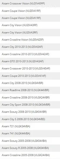 Aixam 400 Plaquettes de frein arrière 6AP031