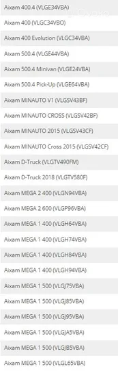 Aixam Mega Plaquettes de frein arrière 6AP031