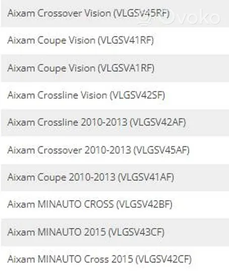 Aixam Crossover Linka zwalniająca dźwignie hamulca ręcznego 6AP002