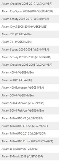 Aixam A721 Supporto alloggiamento assale posteriore 21.13