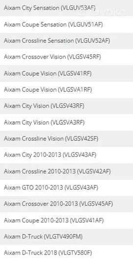 Aixam Crossline Ohjauksen raidetanko 25.20