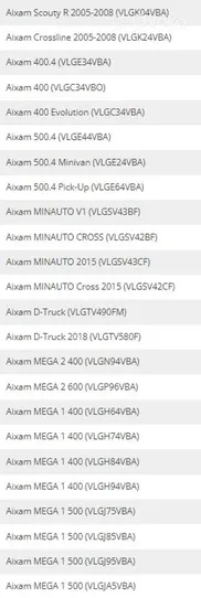 Aixam Crossover Vairo traukės antgalis 25.10