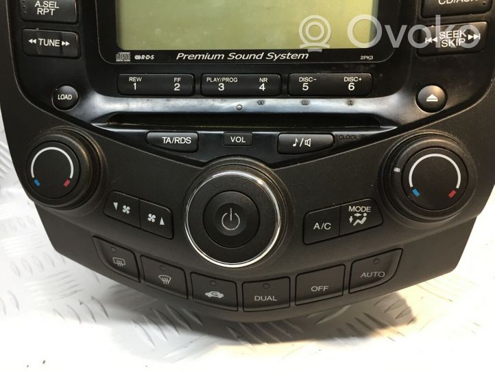 Honda Accord Radio/CD/DVD/GPS-pääyksikkö 39050SEFE630M1