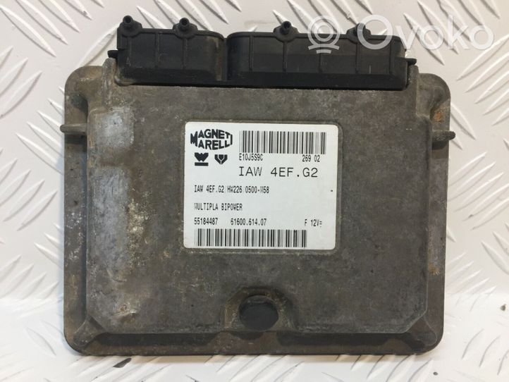 Fiat Multipla Motora vadības bloka ECU 55184487