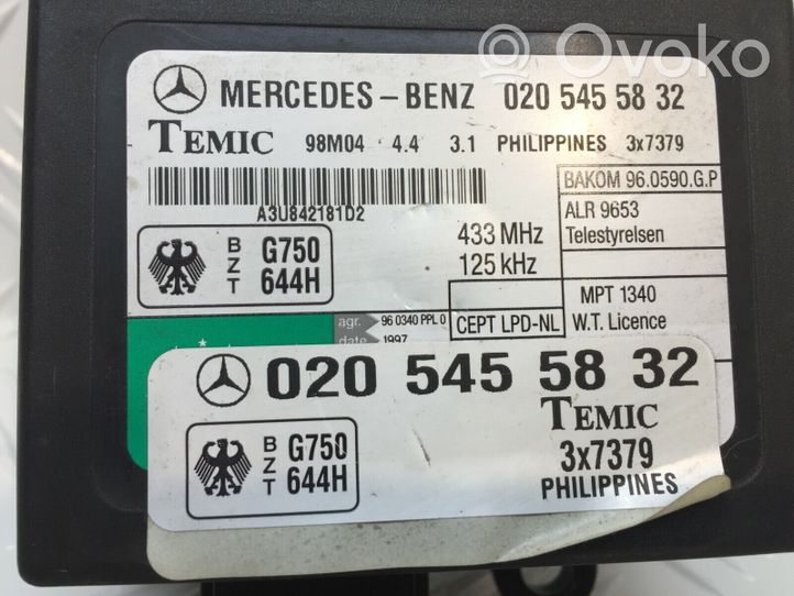 Mercedes-Benz Vito Viano W639 Ajonestolaitteen ohjainlaite/moduuli 0205455832