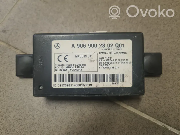 Volkswagen Crafter Tire pressure control unit A9069002802