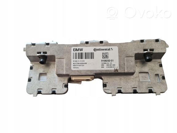 BMW 5 G30 G31 Module de contrôle caméra arrière 9108202