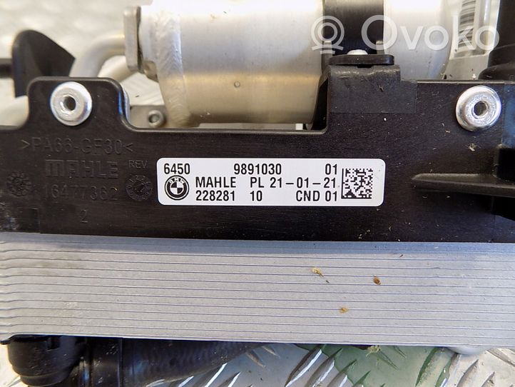 BMW 8 G15 A/C cooling radiator (condenser) 9891030