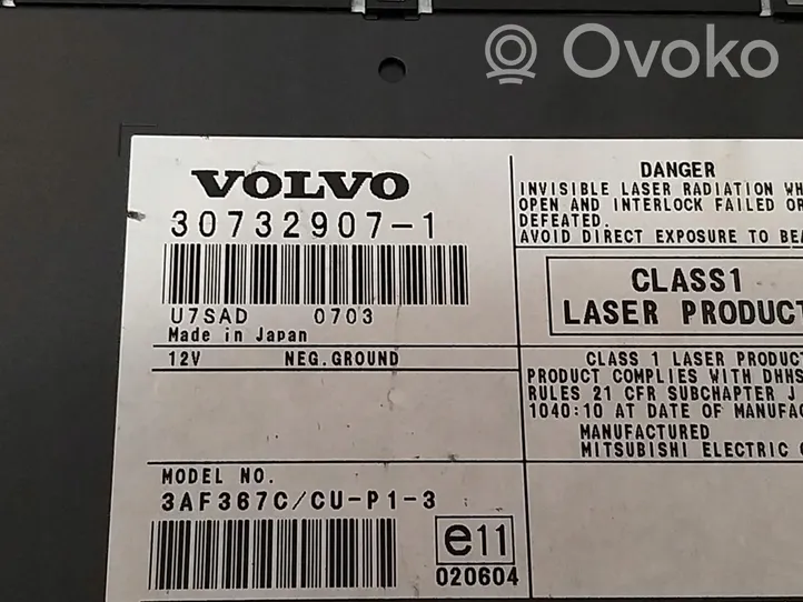 Volvo C30 Navigaatioyksikkö CD/DVD-soitin 30732907