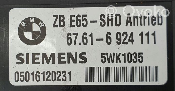 BMW 7 E65 E66 Sunroof motor/actuator 6924111