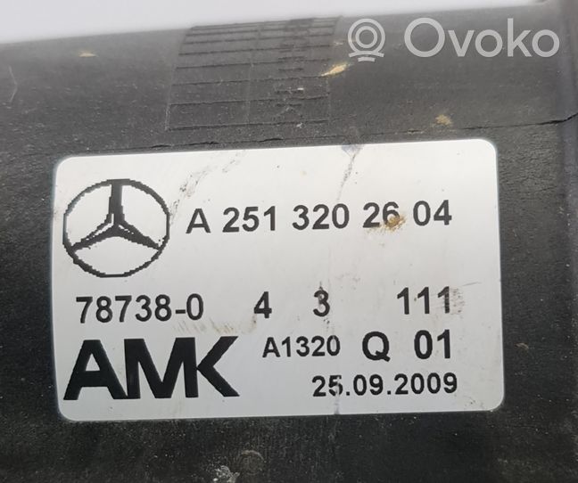 Mercedes-Benz R W251 Support compresseur d'air pneumatique A2513202604