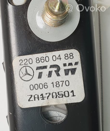 Mercedes-Benz S W220 Saugos diržo reguliavimo bėgelis 2208600488