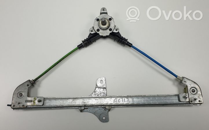 Opel Agila A Rear window lifting mechanism without motor 