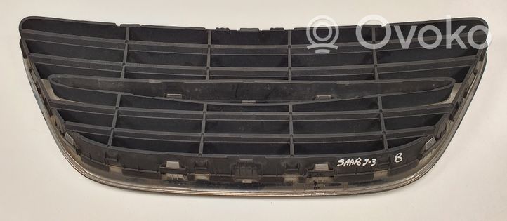 Saab 9-3 Ver2 Grille calandre supérieure de pare-chocs avant 12787225