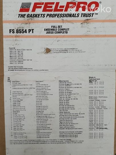 Ford Mustang I Otros repuestos del compartimento del motor FS8554PT