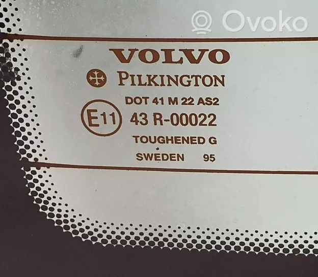 Volvo 960 Rear windscreen/windshield window 