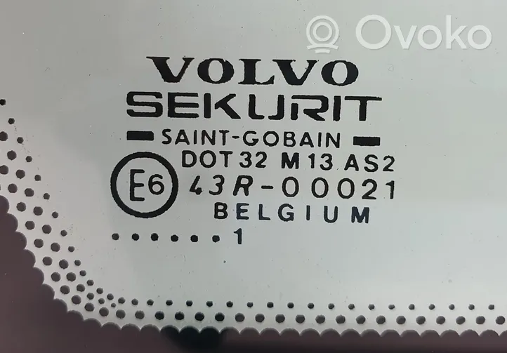 Volvo S40, V40 Rear side window/glass 43R-00021